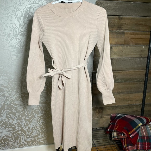 Ribbed Long Sleeve Dress - Picture 1 of 1